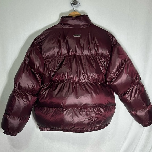 PacSun Burgundy Puffer Jacket - Picture 7 of 8